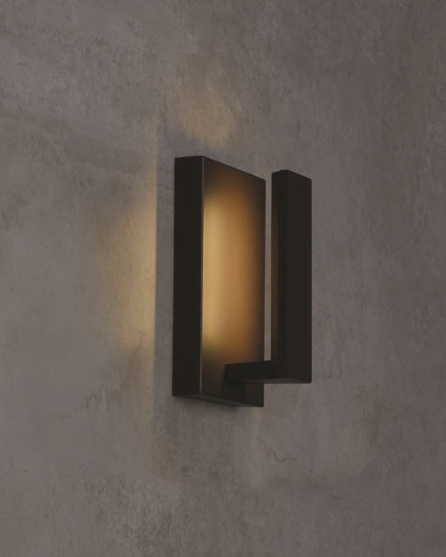 Visual Comfort Nate 700Ownte Outdoor Wall Light Bronze Silver 