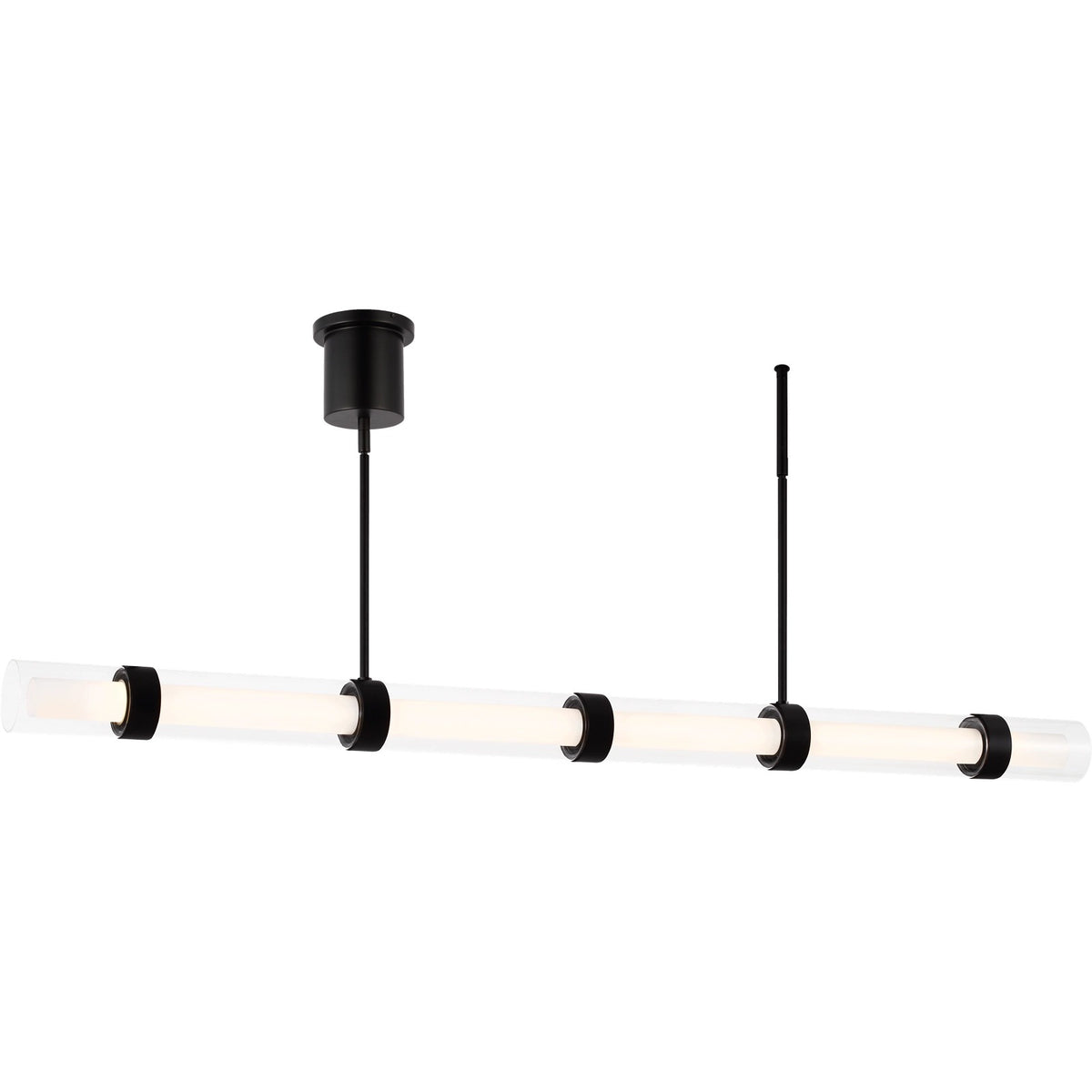 Visual Comfort Wit 6 in Black, three-quarter view