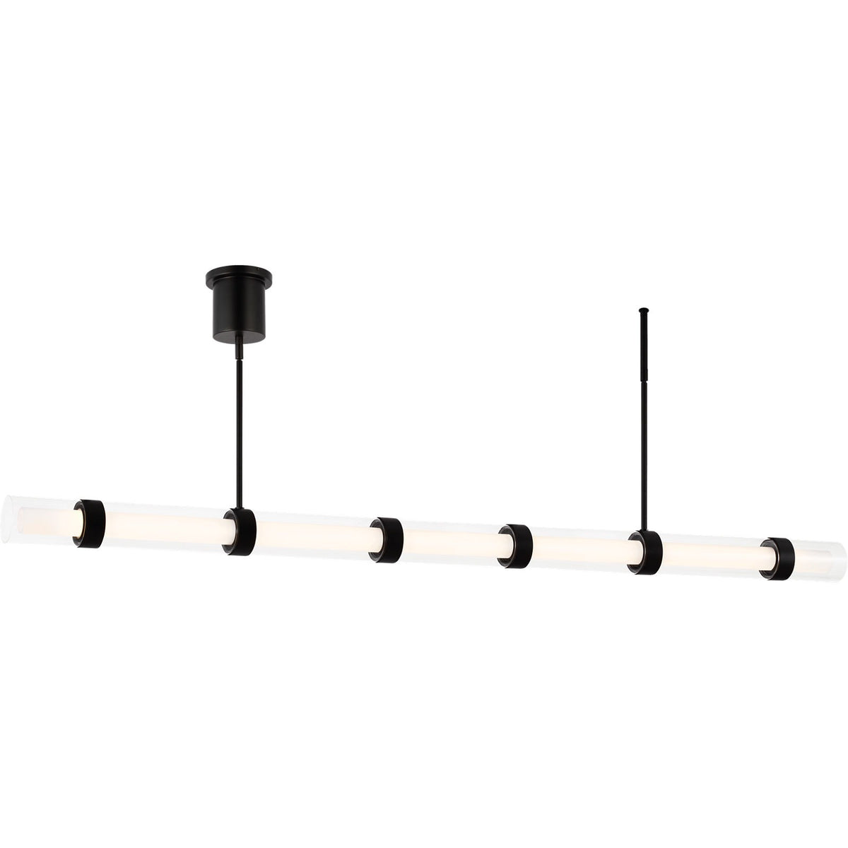 Visual Comfort Wit 7 in Black, three-quarter view