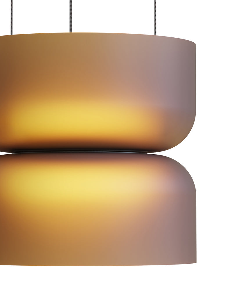 Pablo Designs Totem Mini Up/Down LED pendant, glass shades – view 5
