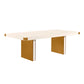 Selena 90 Ash Rectangular Dining Table by TOV Ihd68563