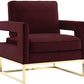 Avery Velvet Accent Chair by TOV A110