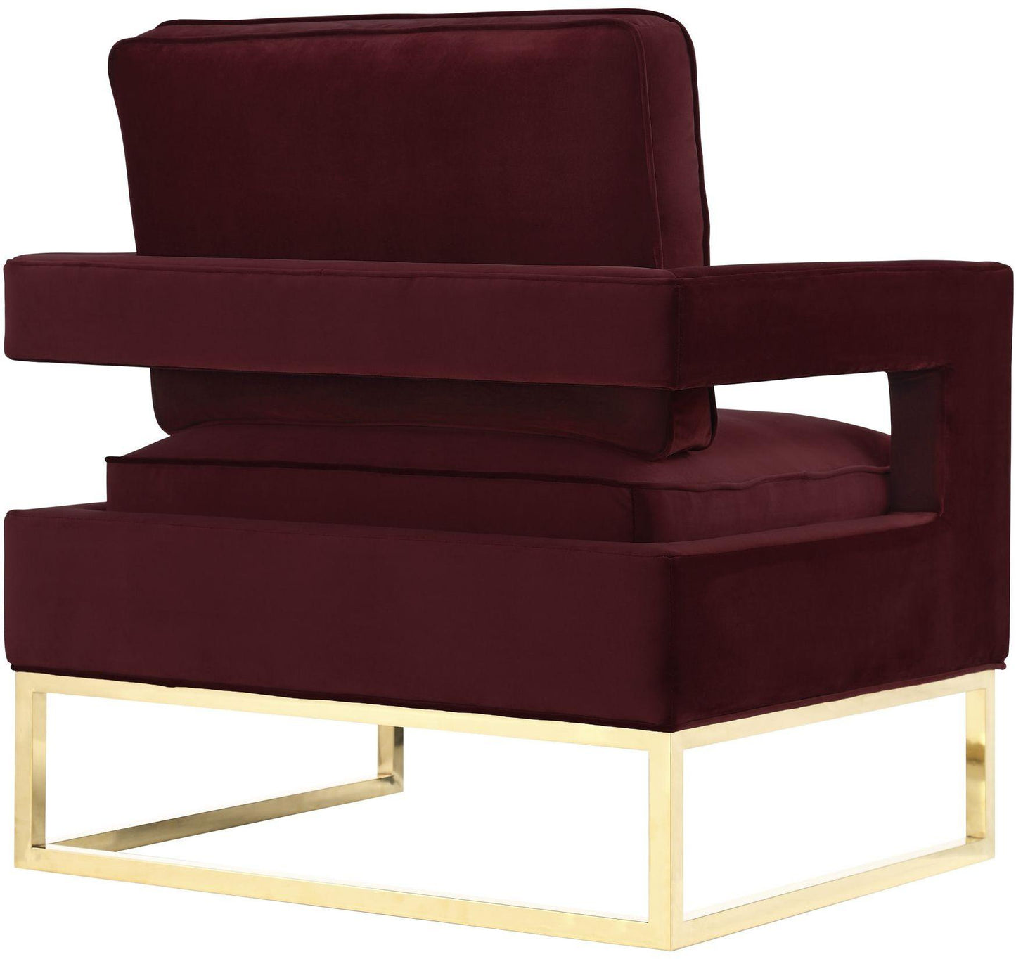 Avery Velvet Accent Chair by TOV A128