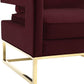 Avery Velvet Accent Chair by TOV A110
