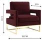 Avery Velvet Accent Chair by TOV A120