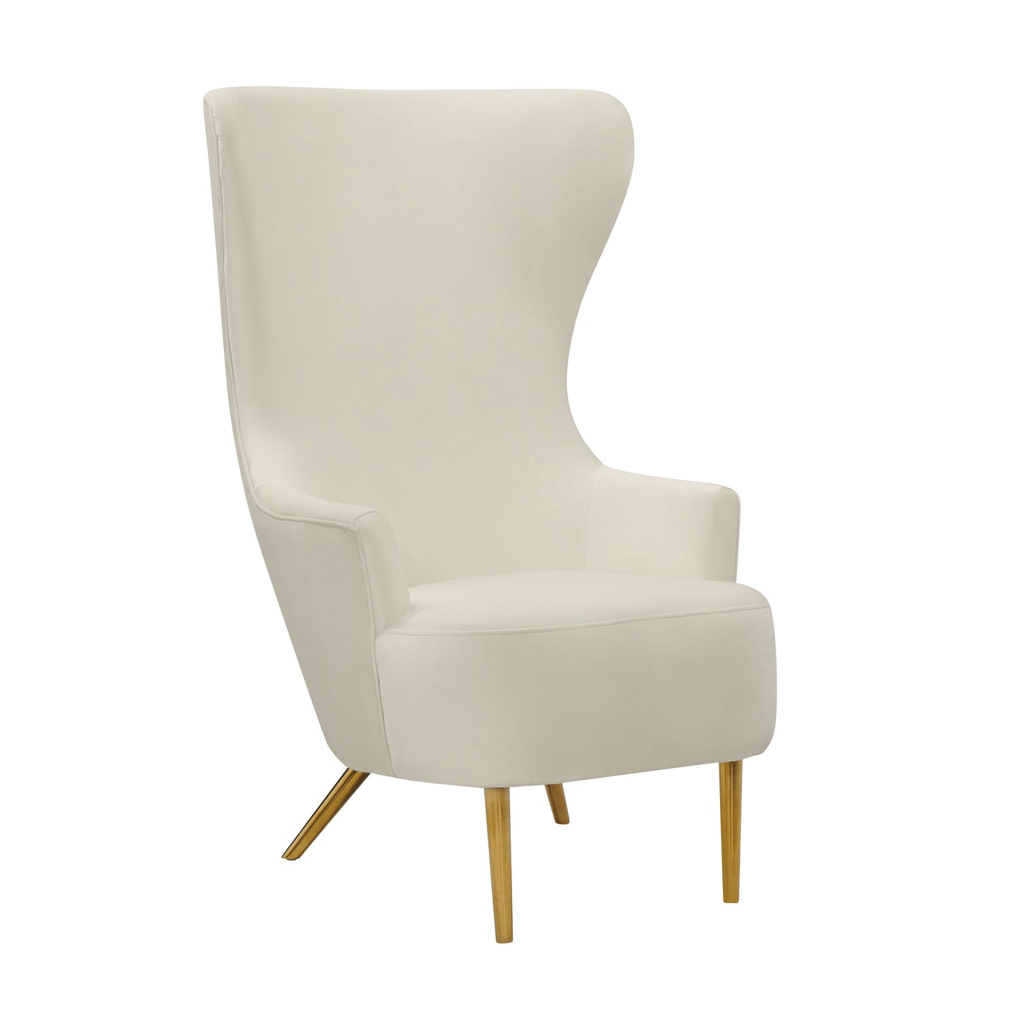 Julia Velvet Wingback Chair by TOV Ihs44150