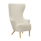 Julia Velvet Wingback Chair by TOV A2044 C
