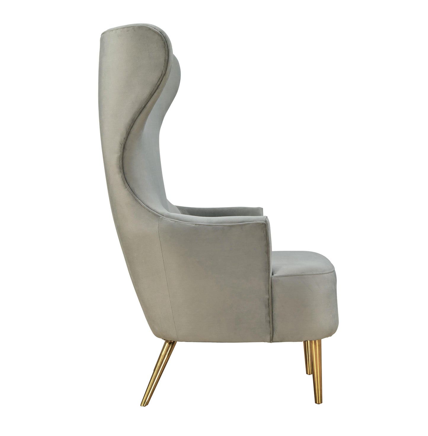 Julia Velvet Wingback Chair by TOV A2044 C