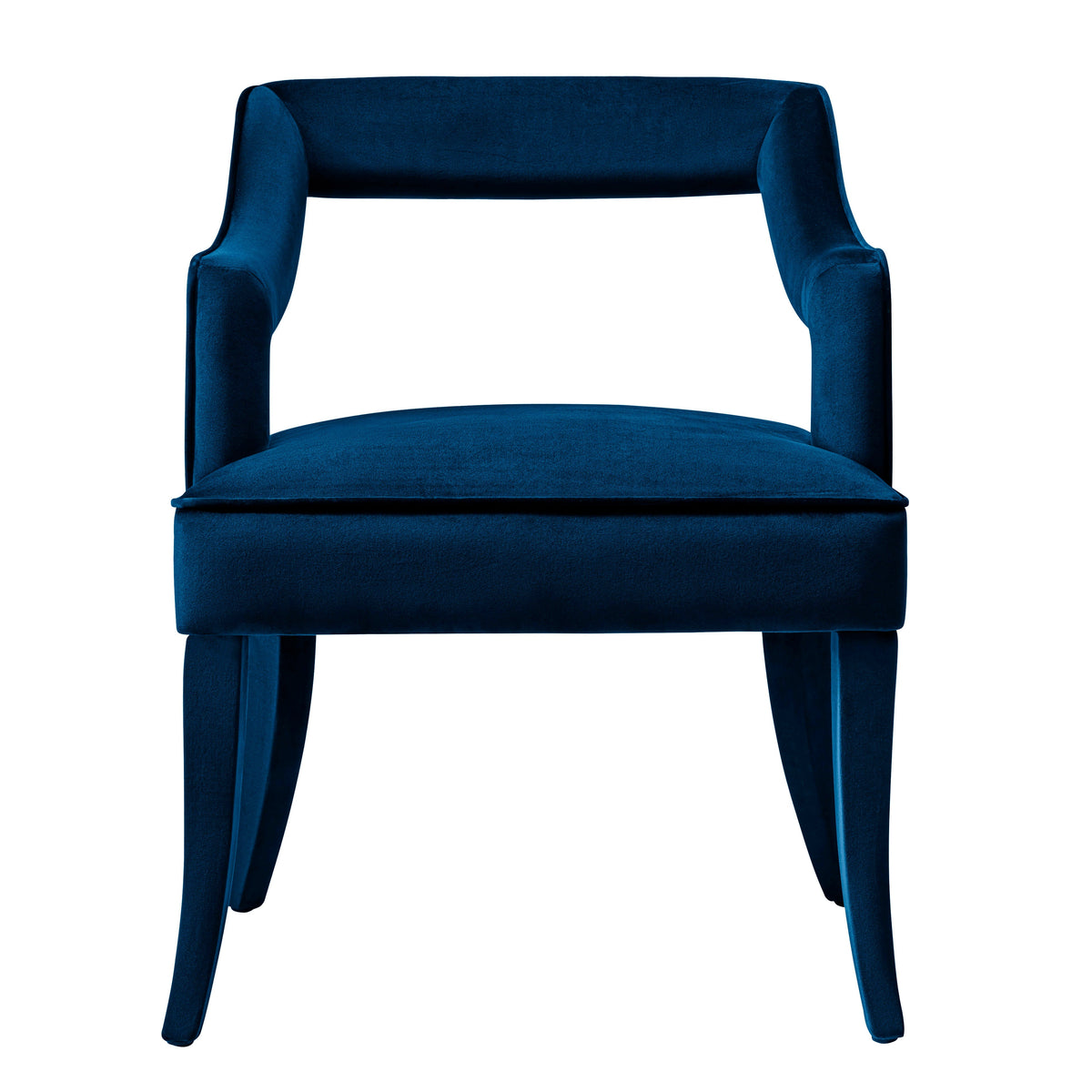 Tiffany Navy Performance Velvet Dining Chair by TOV Furniture – photo 3 of 7