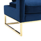 Avery Velvet Accent Chair by TOV A120