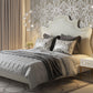 Serenity Cream Velvet Bed by TOV B105