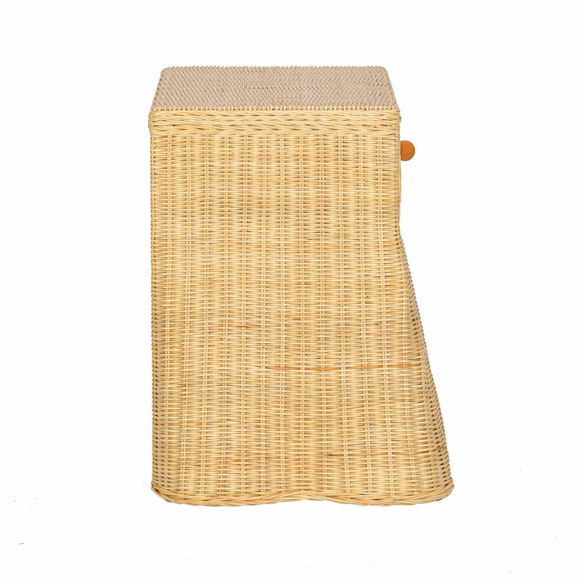 Pentra 25 Natural Rattan Nightstand With Drawer by TOV B21034