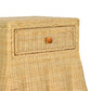 Pentra 25 Natural Rattan Nightstand With Drawer by TOV B21034