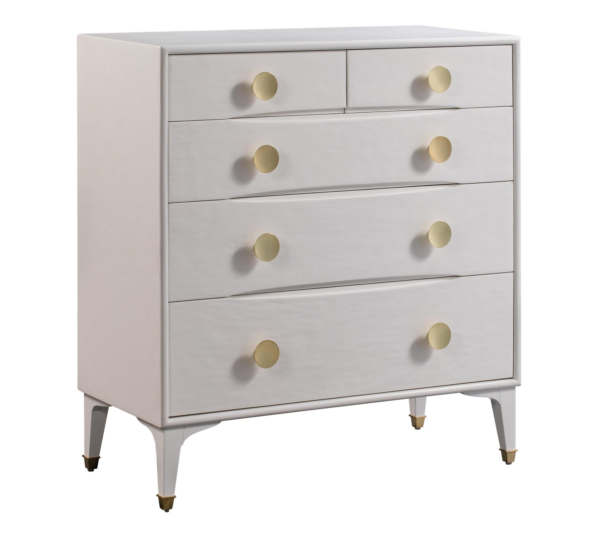 Divine 38 White 5 Drawer Chest by TOV B44016