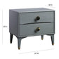 Divine 25 2 Drawer Nightstand by TOV B44052