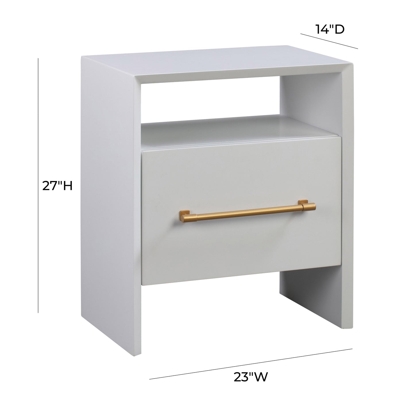 Libre 23 Nightstand With Drawer by TOV B44060