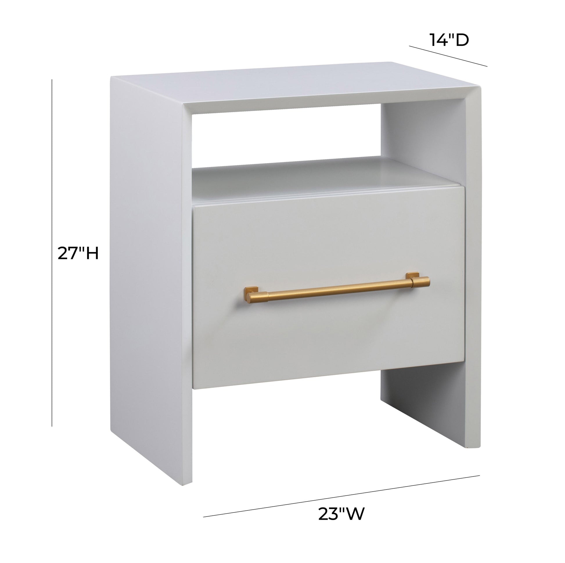 Libre 23 Nightstand With Drawer by TOV B44060