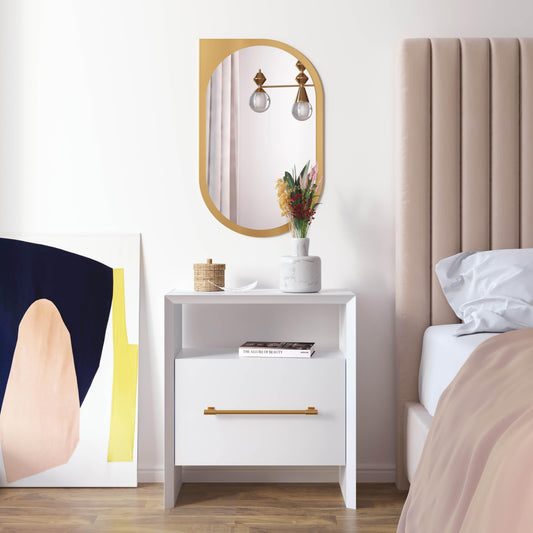 Libre White Nightstand by TOV Furniture – photo 2 of 8
