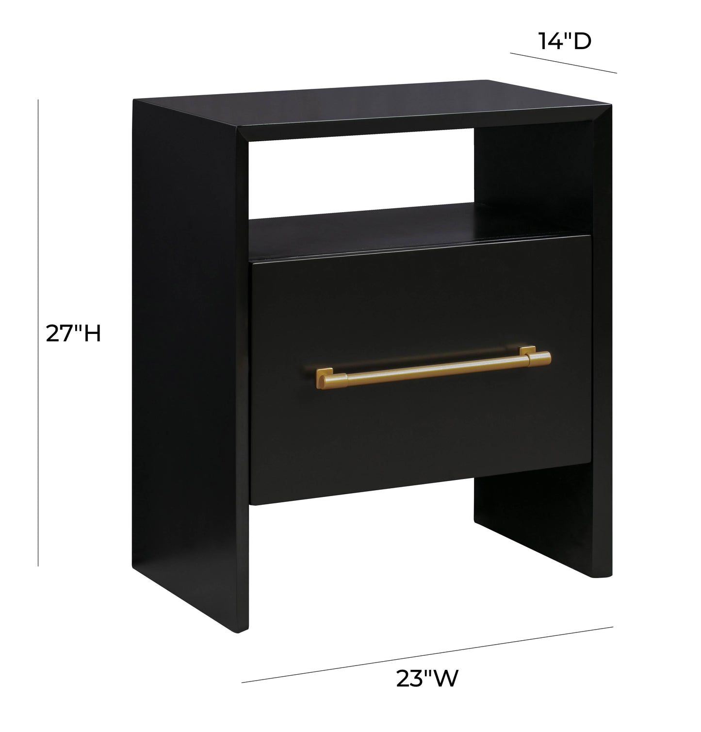 Libre 23 Nightstand With Drawer by TOV B44059