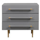 Trident 28 3 Drawer Nightstand by TOV B44061