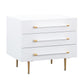 Trident 28 3 Drawer Nightstand by TOV B44076