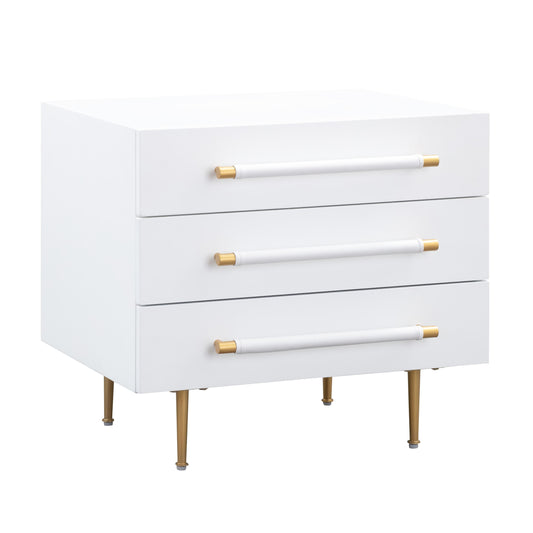 Trident 28 3 Drawer Nightstand by TOV B44076