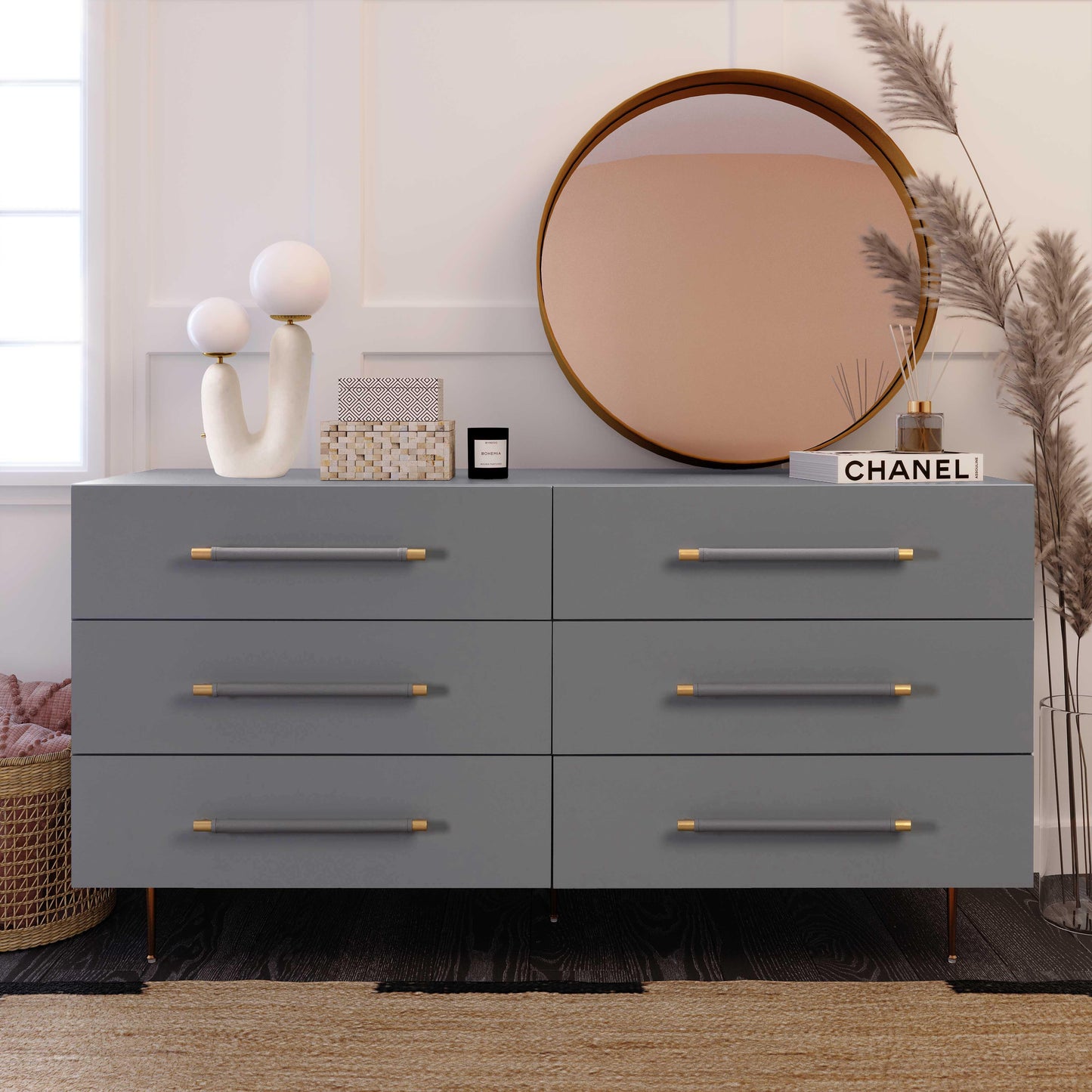 Trident 62 6 Drawer Dresser by TOV B54501