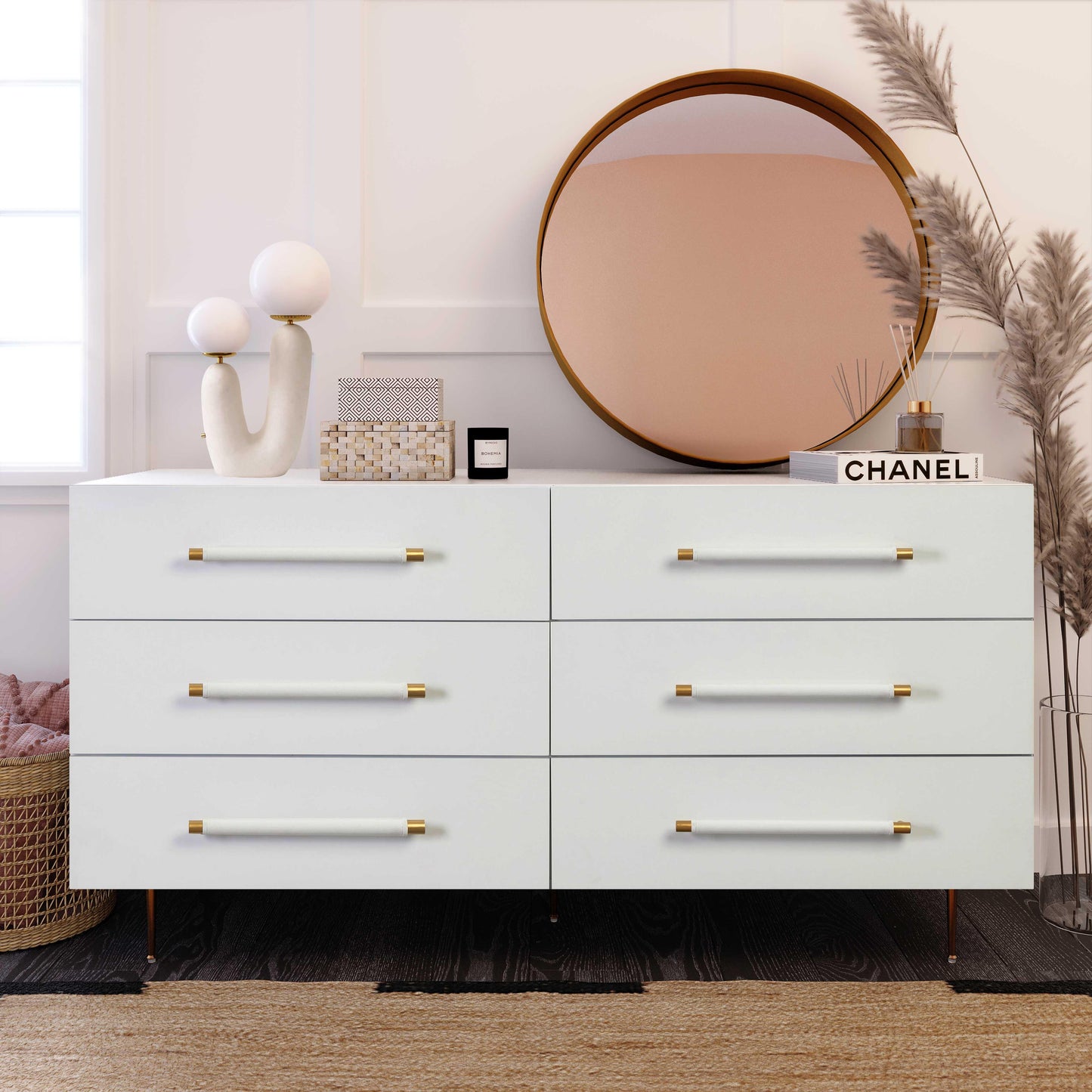 Trident 62 6 Drawer Dresser by TOV B44094