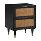 Sierra 22 Cane 2 Drawer Nightstand by TOV B54554