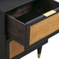 Sierra 22 Cane 2 Drawer Nightstand by TOV B44111