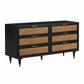 Sierra 60 Cane 6 Drawer Dresser by TOV B54553