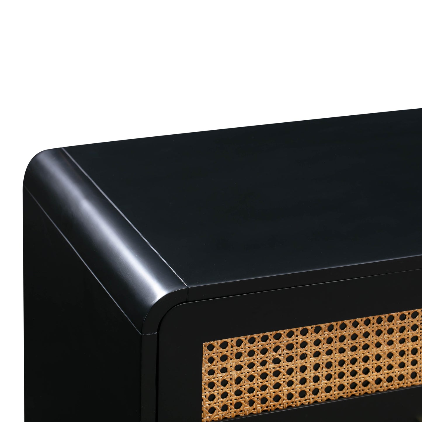 Christine 62 Black 6 Drawer Dresser by TOV B44133