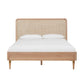 Carmen Natural Ash And Cane Bed by TOV B44159