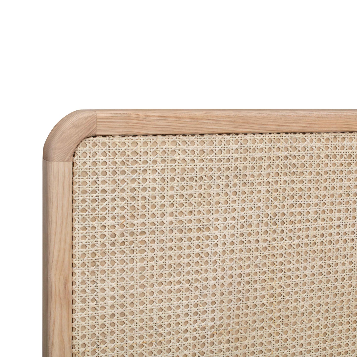 Carmen Natural Ash And Cane Bed by TOV B44159