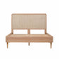 Carmen Natural Ash And Cane Bed by TOV B44159