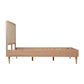 Carmen Natural Ash And Cane Bed by TOV B44159