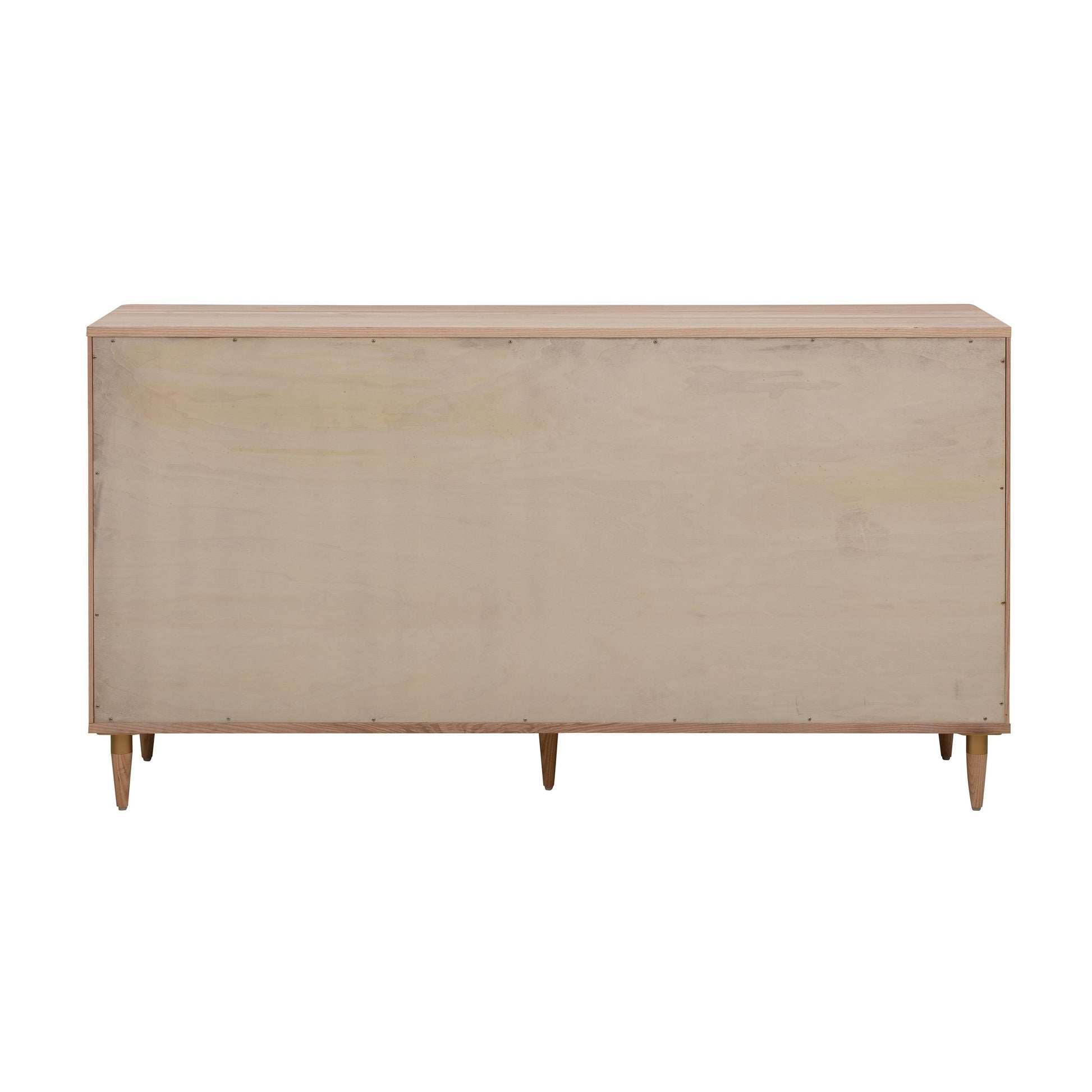 Carmen 63 Natural Ash And Cane 6 Drawer Dresser by TOV B44160