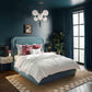 Briella Velvet Bed by TOV B44214