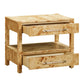 Brandyss 26 Burl 2 Drawer Nightstand by TOV B54387