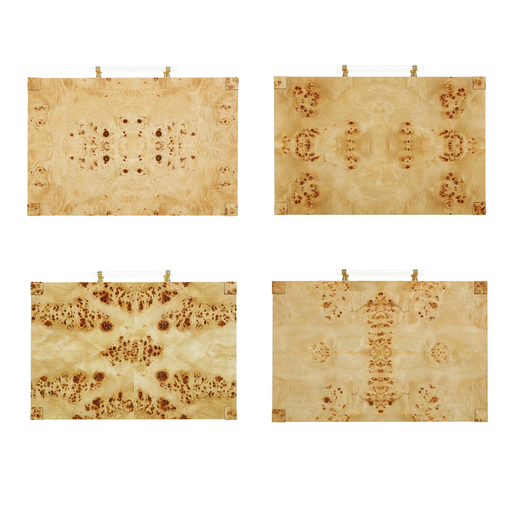 Brandyss 26 Burl 2 Drawer Nightstand by TOV B54190