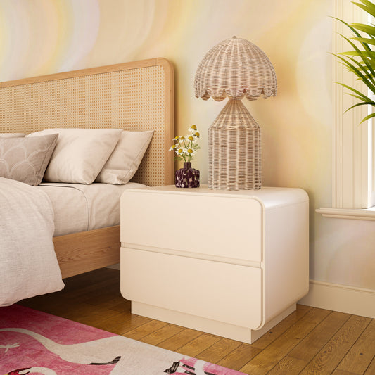 Sagura Cream Nightstand by TOV Furniture – photo 2 of 9