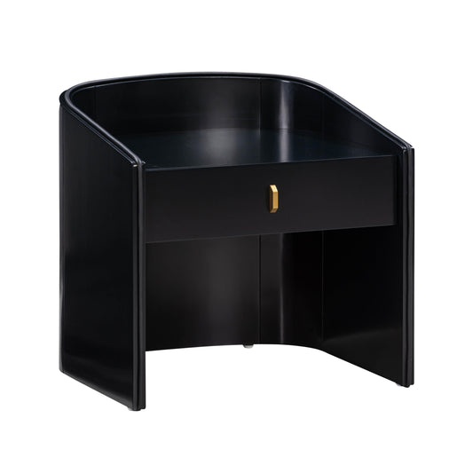 Collins 22 Lacquer Nightstand With Drawer by TOV B54250