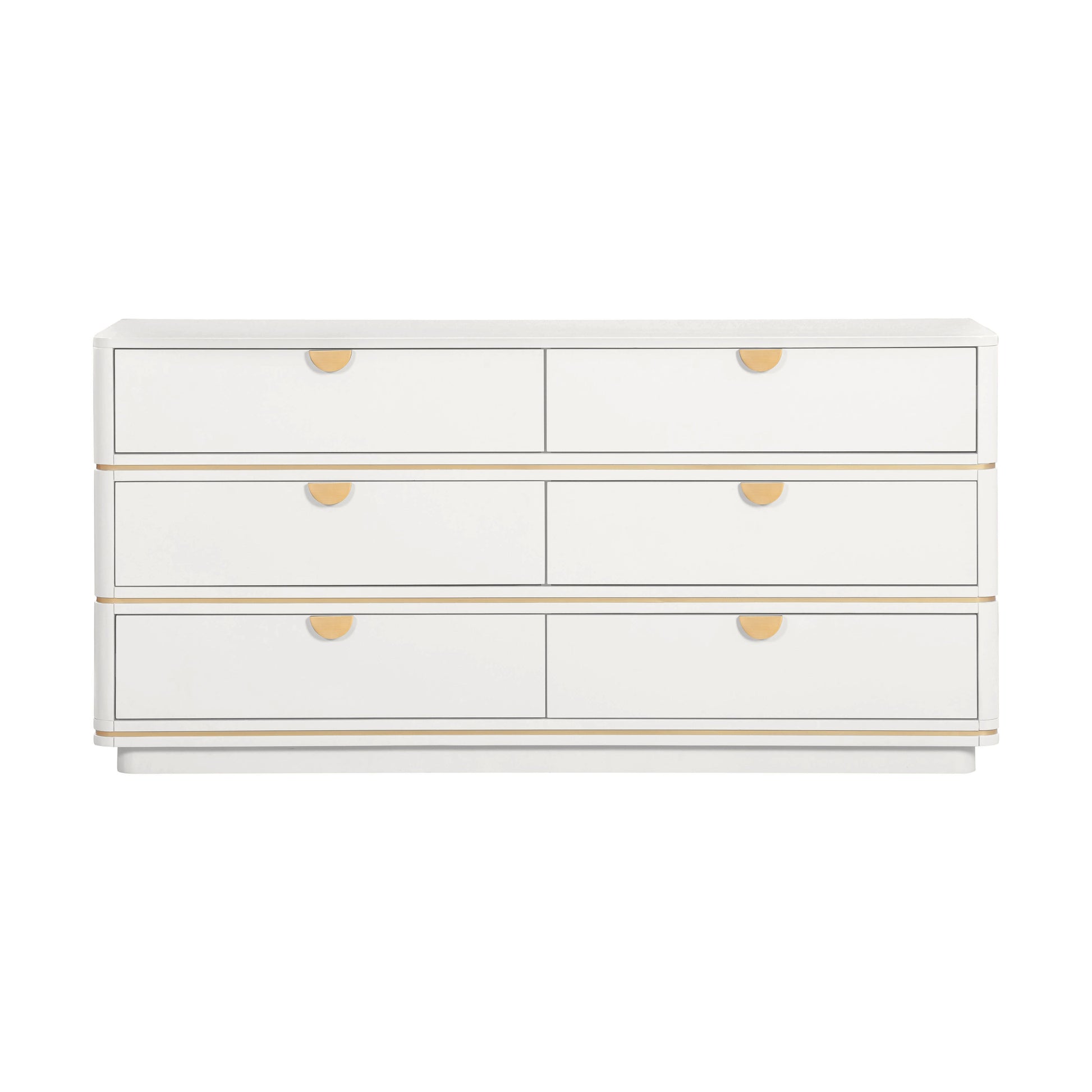 Julieta 62 Acacia Wood 6 Drawer Dresser by TOV B54253