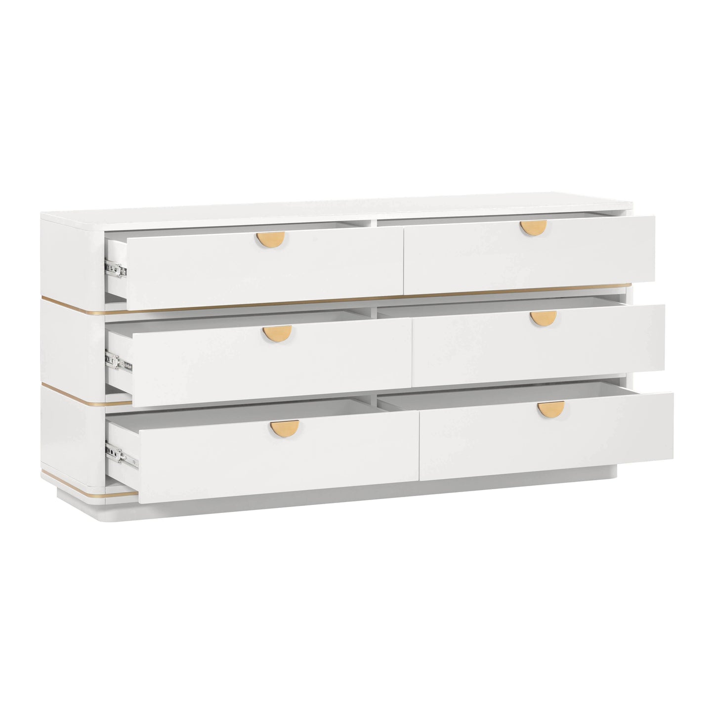 Julieta 62 Acacia Wood 6 Drawer Dresser by TOV B54254