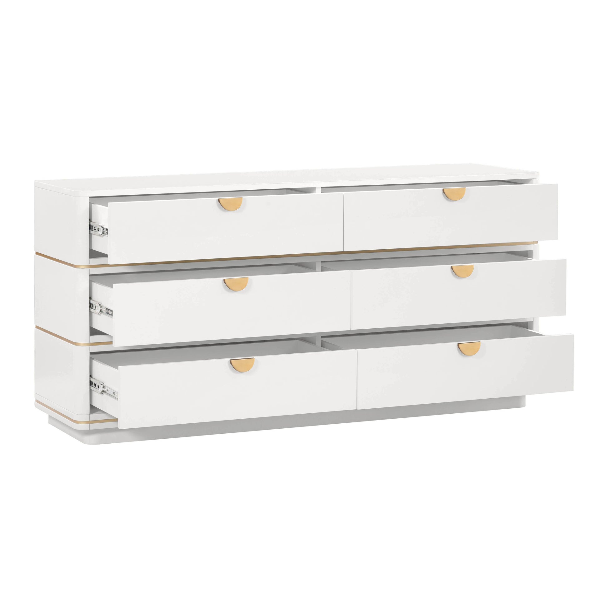 Julieta 62 Acacia Wood 6 Drawer Dresser by TOV B54254
