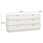 Julieta 62 Acacia Wood 6 Drawer Dresser by TOV B54254