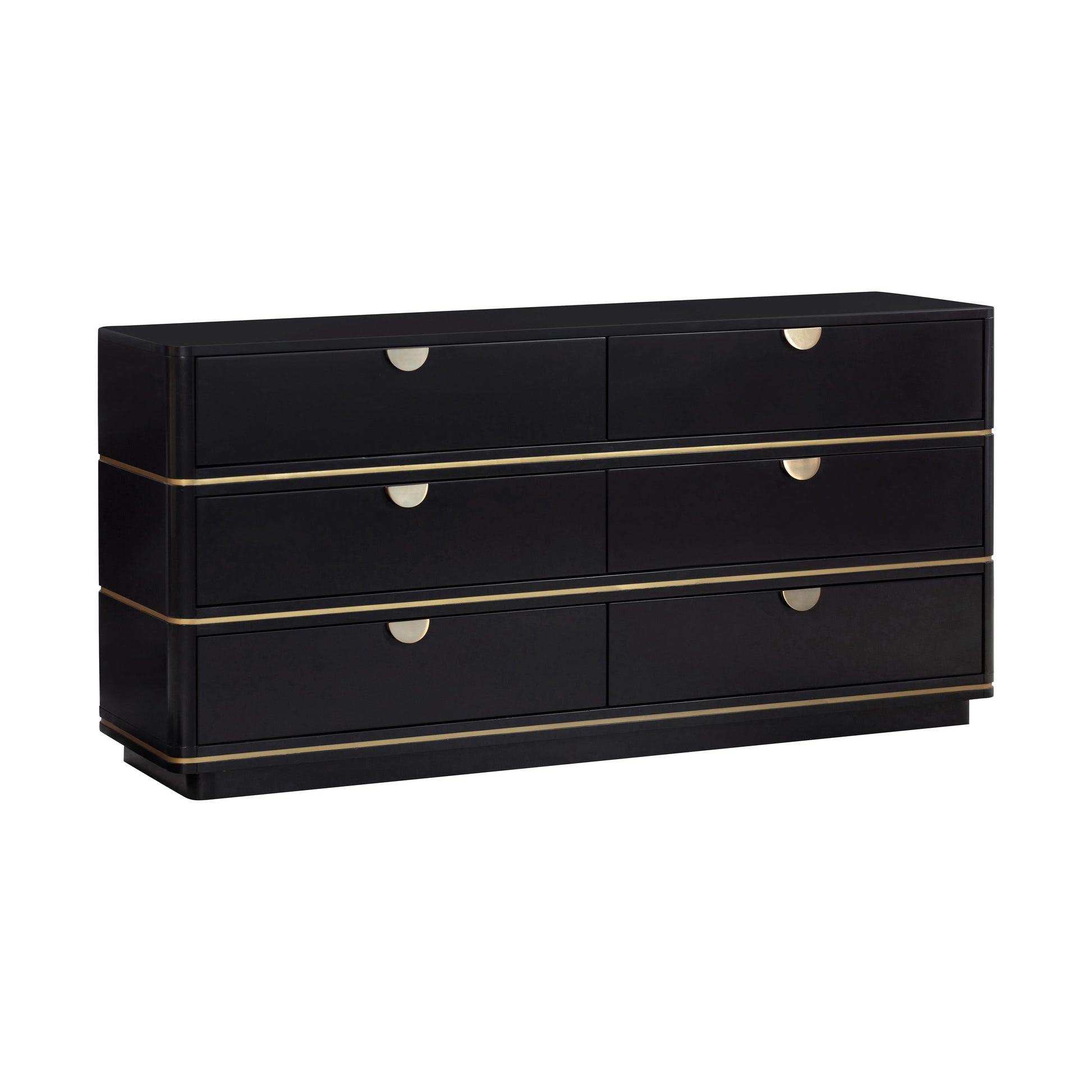 Julieta 62 Acacia Wood 6 Drawer Dresser by TOV B54253