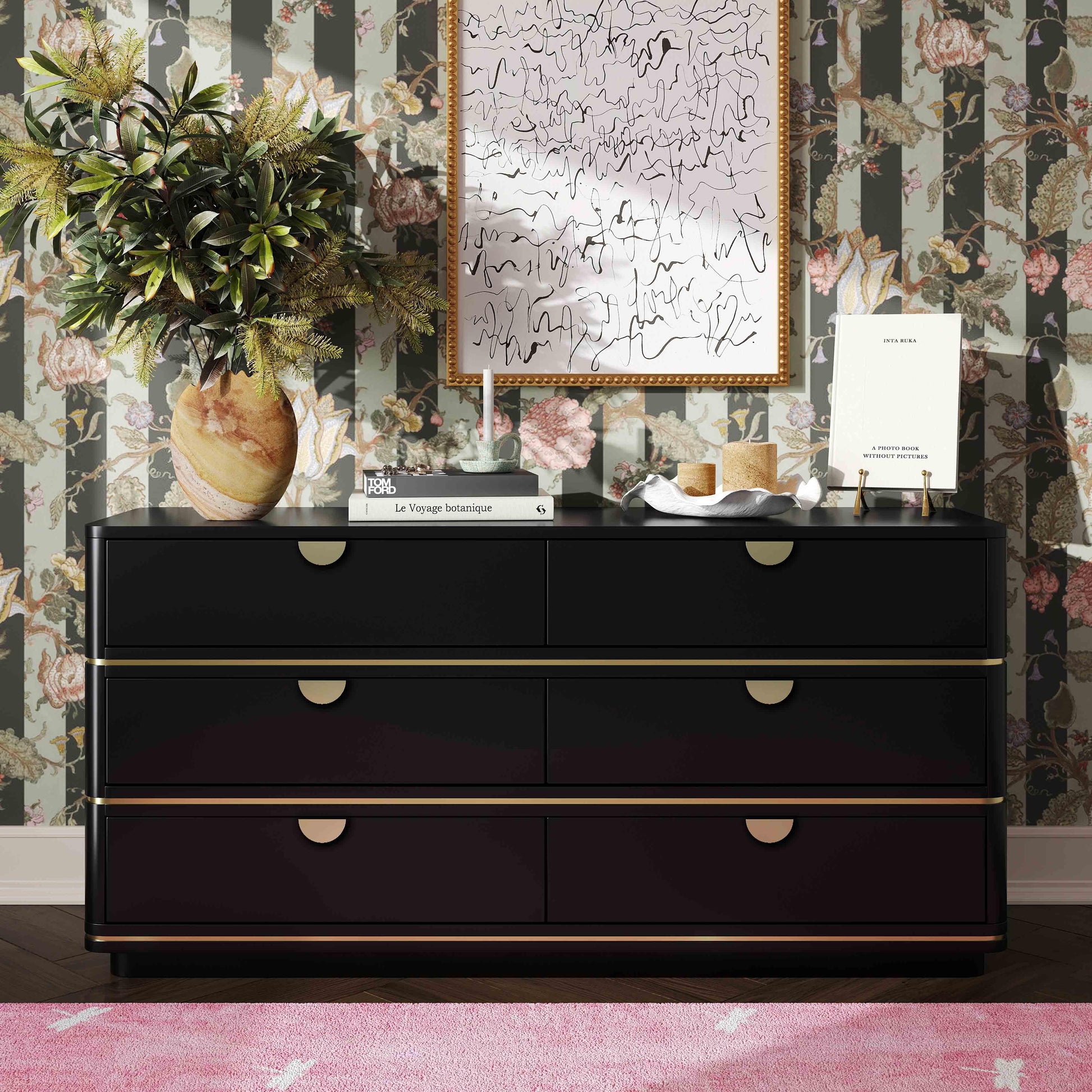 Julieta 62 Acacia Wood 6 Drawer Dresser by TOV B54252