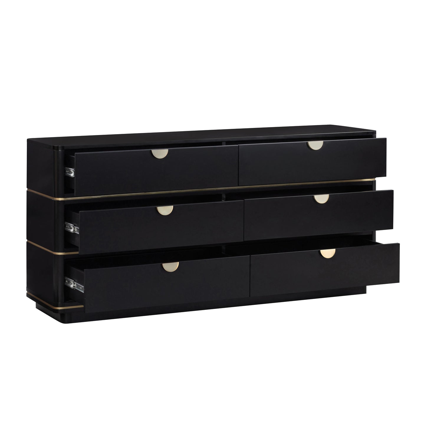 Julieta 62 Acacia Wood 6 Drawer Dresser by TOV B54252