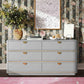 Julieta 62 Acacia Wood 6 Drawer Dresser by TOV B54252